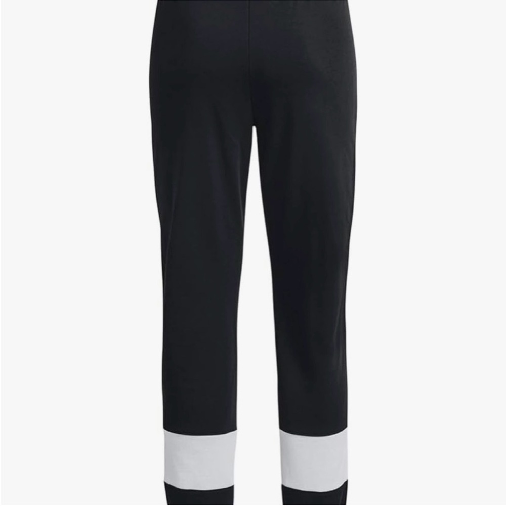 Under Armour Women’s Rival Colorblock Jogger Sweatpants Black/White NWT Small US - Picture 2 of 11